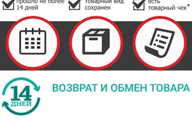 Условия возврата