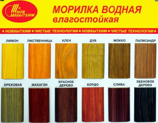Морилка НБХ водная ПЭТ 0,5л