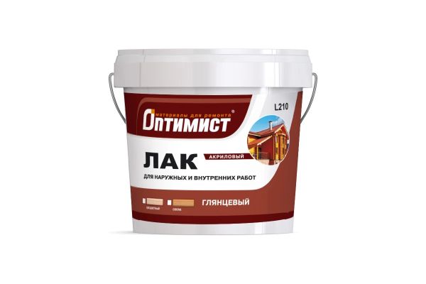 Лак "Оптимист" 0,9кг  L210 глянцевый Лак "Оптимист" 0,9кг  L210 глянцевый