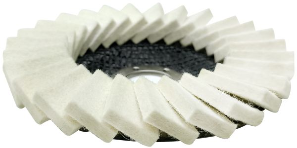 Круг лепестковый войлочный 125 мм полировальный